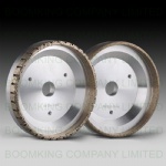 Cup diamond wheels for glass bevelling machine