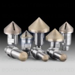 Straight-shank,G 1/2'' thread mounted countersink for glass